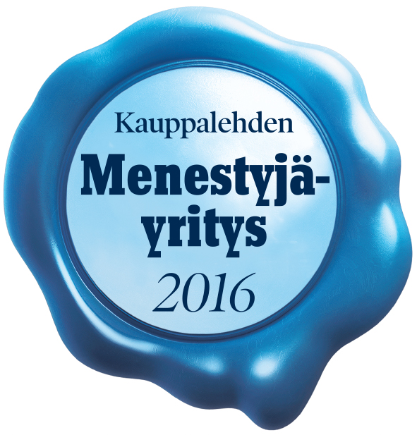 Kauppalehden Menestyjäyritys 2016